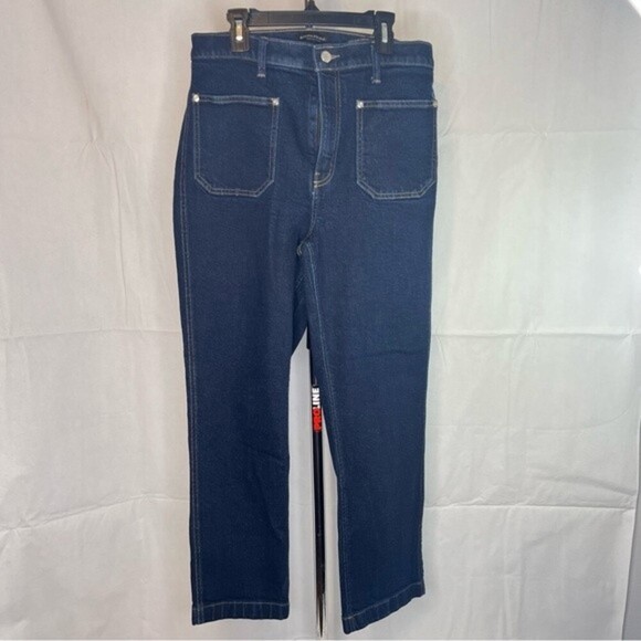 Banana Republic High Rise Straight Denim Jeans w/ Passenger Pockets Size 8/29 - Picture 9 of 9